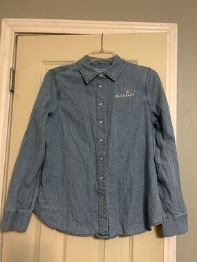 72HR⏳Free Shipping📦 Draper James Darlin’ Chambray shirt